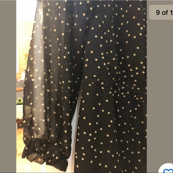 NWT Who What Wear Target Polka Dot Dress Sz XS - Picture 6 of 16